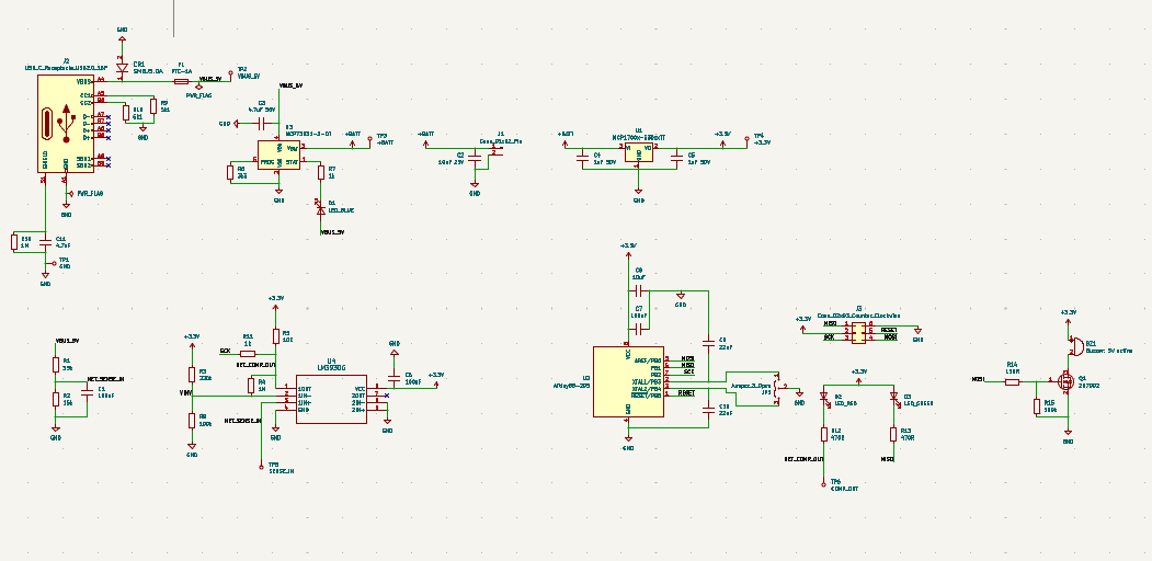 Schema electronică Alarmă de curent PRO cu ATtiny85