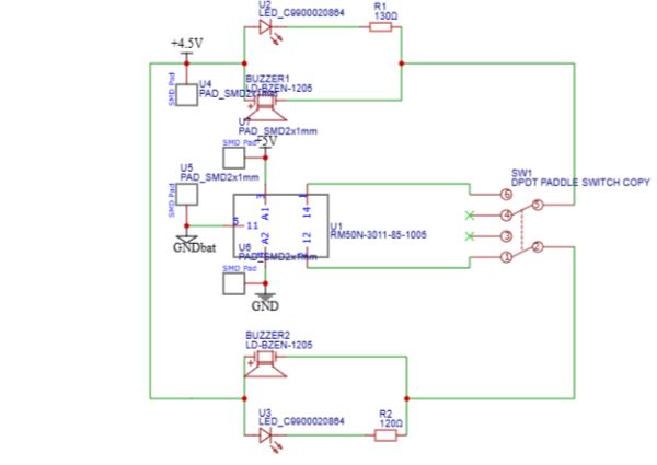 Schema alarmei curent electric